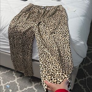 New with tags A New Day Animal Print Satin Pants